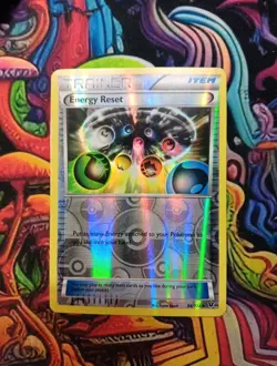 Energy Reset 98/124 Rev Reverse Holo Pokemon XY Fates Collide NM - Image 1