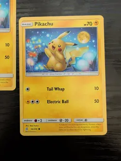 1x Pikachu 56/236 Non Holo Common Pokemon Unified Minds NM - Image 4