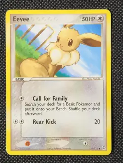 NM Eevee Non-Holo #69 Delta Species Pokemon TCG - Image 1
