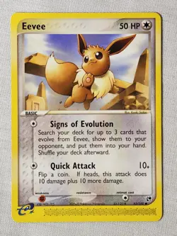 NM Eevee - Non-Holo #63 Sandstorm Pokemon TCG - Image 1