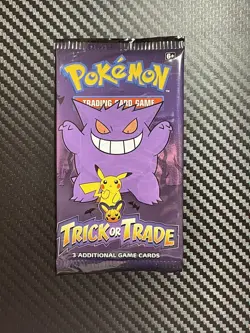 2022 Pokemon Halloween trick or trade 3 card pack! - Image 1