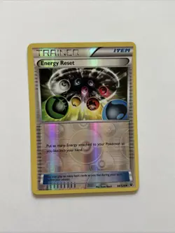Energy Reset 98/124 Rev Reverse Holo Pokemon XY Fates Collide NM - Image 1