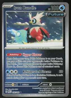 Iron Bundle 056/182 Uncommon Paradox Rift Pokemon Reverse Holo Near Mint - Image 1