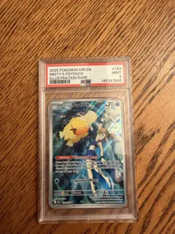 Pokemon Misty's Psyduck Destined Rivals 193/182 Illustration Rare PSA 9 - Image 1