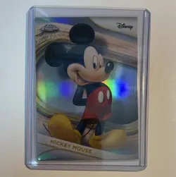 Topps 2025 Topps Chrome Disney Mickey Mouse Refractor Non-Sport Card #1 - Image 1