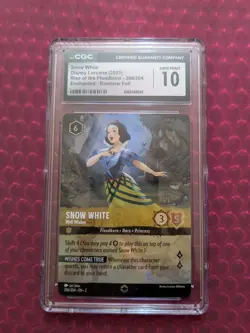 Snow White - Well Wisher Enchanted 206/204 Rise of the Floodborn CGC 10 - Image 1