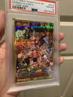 2012 ONE PIECE ONEPY BERRY MATCH IC PROMO V JUMP JUNE MONKEY D. LUFFY PSA 10 - Image 4
