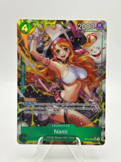 One Piece TCG OP14 - Nami OP14-031 SR* Alternate Art NM - Image 1