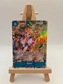 Nami OP11-054 Alt Art A Fist of Divine Speed One Piece Card Game English - Image 1