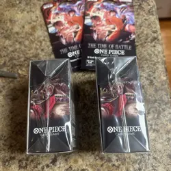 One Piece Double Pack Set Vol. 11 - The Time of Battle (OP16) + 2 Booster Packs - Image 2