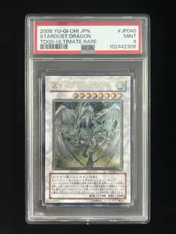 2008 Yu-Gi-Oh! Stardust Dragon TDGS-JP040 Ultimate Rare Japanese PSA 9 MINT HL - Image 1