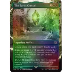 FOIL THE EARTH CRYSTAL (BORDERLESS) Final Fantasy FIN Magic MTG MINT CARD - Image 1