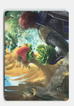 Gysahl Greens Art Card Gold-Stamped 10 Art Series: FINAL FANTASY MTG NM - Image 1