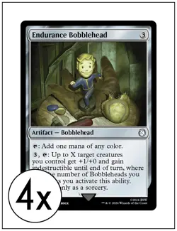 4x Endurance Bobblehead, Magic the Gathering, MTG NM - Image 1