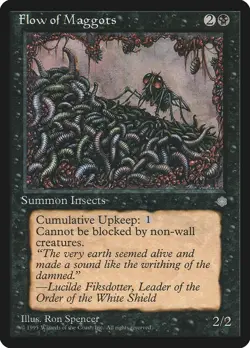 Ice Age Flow of Maggots MTG Magic the Gathering LP - Image 1