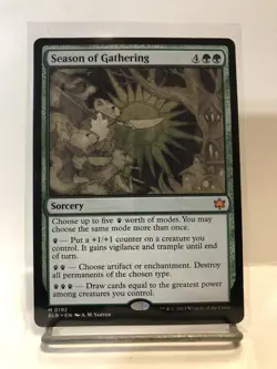 Season of Gathering (Non-foil) Bloomburrow 0192 Mythic MTG - Image 1