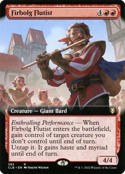 Firbolg Flutist Extended Art Foil - Commander Legends: Battle For Baldur'S Gate - Image 1
