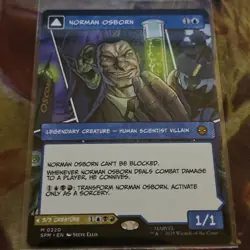 Norman Osborn / Green Goblin 0220 (Borderless) MTG Magic Marvel's Spider-Man - Image 1