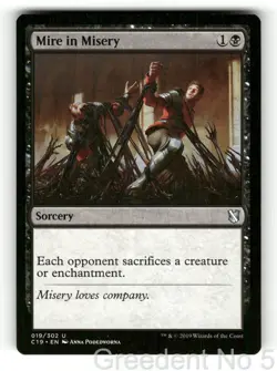 Mire in Misery 19 Uncommon Commander 2019 Magic: The Gathering Lightly Played - Image 1