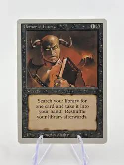 Magic The Gathering Vintage - Demonic Tutor Socery Revised LP - Image 1
