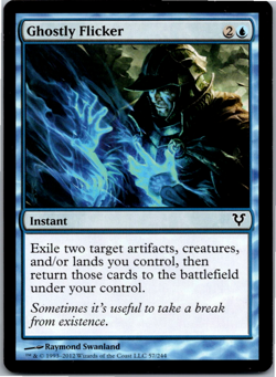 Ghostly Flicker C Avacyn Restored 57 NM - Image 1