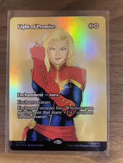 Light of Promise (Borderless Foil) Mythic MTG Marvel Super Heroes - Image 1