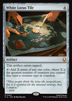 MTG Avatar M White Lotus Tile #0262 - Image 1