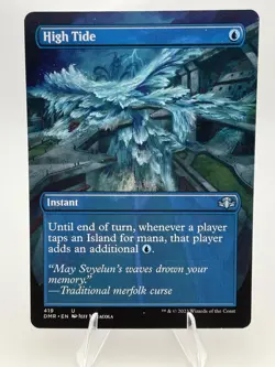 High Tide (Borderless) - Dominaria Remastered : Magic: The Gathering LP - Image 1