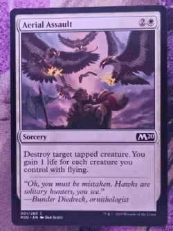 Aerial Assault 1 Common Core Set 2020 Magic: The Gathering Lightly Played - Image 1