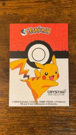 Shadow Flareon #0151 Gold Holo Crystal Collection 2024 Pokemon Non-TCG Card - Image 3