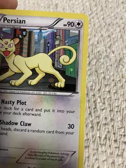 Pokemon TCG Next Destinies Persian Holo Card 81/99 Rare Played 2012 Collectible - Image 4