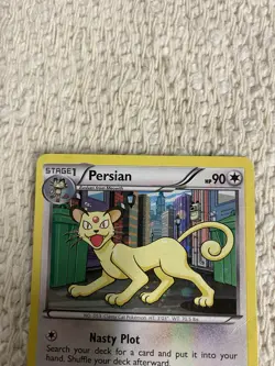 Pokemon TCG Next Destinies Persian Holo Card 81/99 Rare Played 2012 Collectible - Image 5