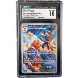 Ethan's Magcargo #222/217 Ascended Heroes Holo CGC 10 Pokemon Card *AE - Image 1