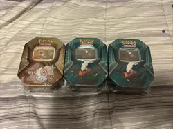 Pokemon Triple Whammy Tin Set of 3 - New Slaking, Darkrai Factory Sealed - Image 1