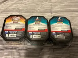 Pokemon Triple Whammy Tin Set of 3 - New Slaking, Darkrai Factory Sealed - Image 2