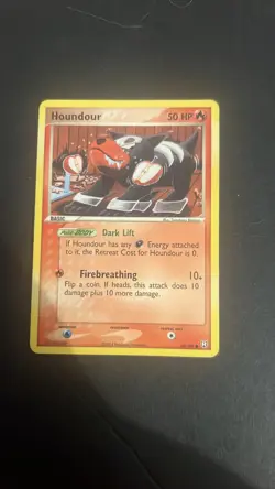 Houndour 60/109 EX Team Rocket Returns Reverse Holo 2004 Pokemon Card - Image 1