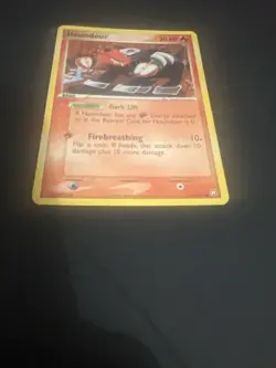 Houndour 60/109 EX Team Rocket Returns Reverse Holo 2004 Pokemon Card - Image 4