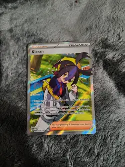 Pokemon TCG Kieran - 206/167 Twilight Masquerade Full Art Trainer - - Image 1