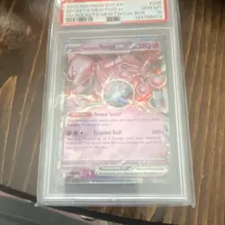 Pokemon TCG 2025 SVP Rocket's Mewtwo ex 205 Holo Promo PSA 10 English - Image 1