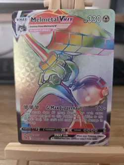The Pokemon Company 2022 Pokemon GO Melmetal VMAX 080/078 Secret Rare Holo ENG - Image 1