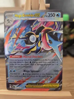 Mega Greninja ex 022/086 Me04: Chaos Rising Holo - English - Pokemon TCG - Image 1