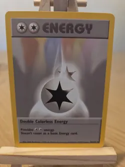 Double Colourless Energy 96/102 Base Set Non-Holo Card LP - Image 1