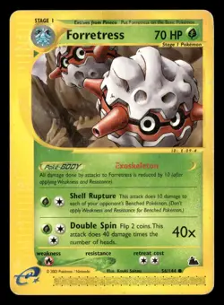 Forretress 56/144 Common Skyridge Pokemon Card - Image 2