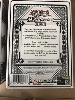 Yu-Gi-Oh! 2025 Mega-Pack Bundle (Art Set - 3 Boxes Total) sealed new - Image 4