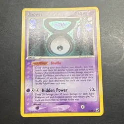 The Pokemon Company Unown (V) V/28 Unseen Forces Holo Rare 60 HP Basic Eng - Image 1