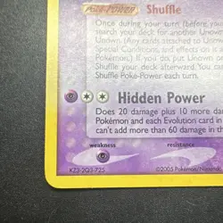 The Pokemon Company Unown (V) V/28 Unseen Forces Holo Rare 60 HP Basic Eng - Image 5