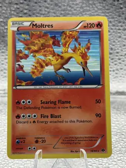 Pokemon TCG Next Destinies Moltres 14/99 Rare - Image 1
