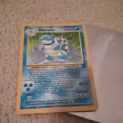 * Pokemon Blastoise 2/102 Base Set Holo Rare Unlimited MP - Image 1