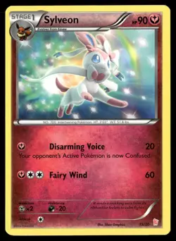 Sylveon (#15 15/30 Common XY Trainer Kit: Sylveon & Noivern Pokemon NM/M - Image 1