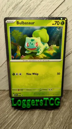 Pokemon Bulbasaur BLACK STAR HOLO / SVP 046 NM /z - Image 1